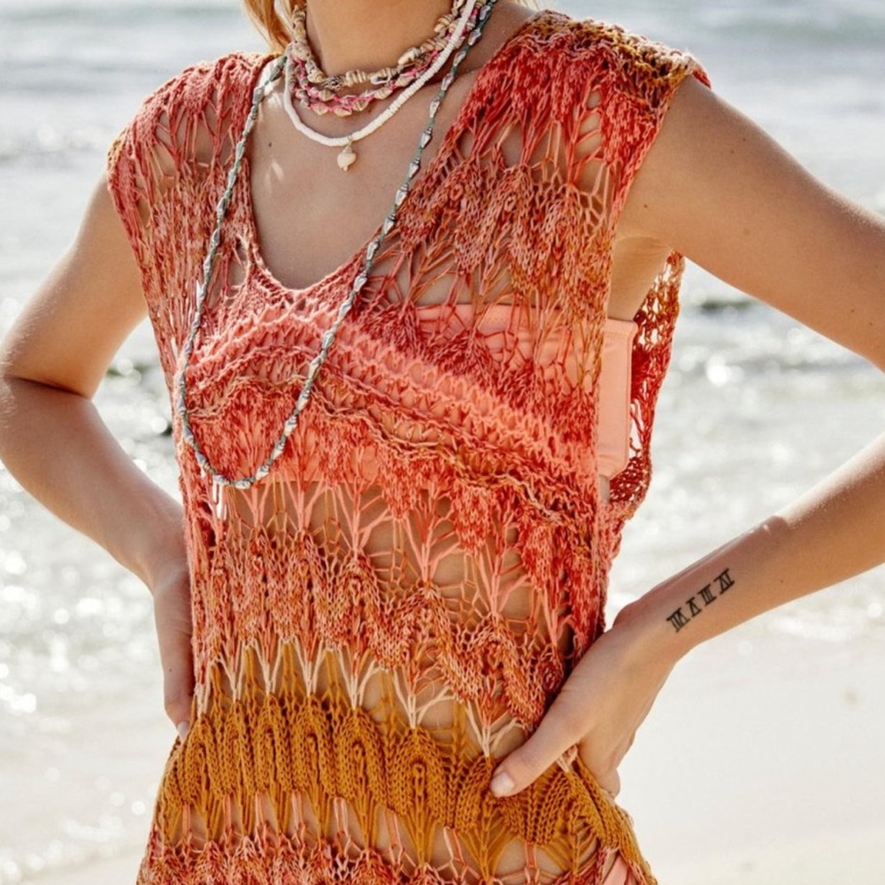 Free People Into the Flames Tunic/Cover up